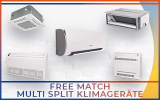 KACHEL FREE MATCH MULTI Split Klimageräte