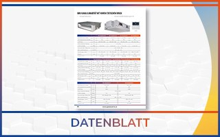 KACHEL Datenblatt GMV KANALGERÄT HOHER STAT DRUCK