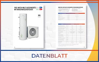KACHEL Datenblatt FREE-MATCH MULTI AUSSENGERÄTE MIT BRAUCHWASSERSPEICHER