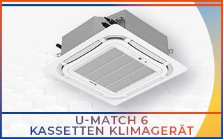 KACHEL U-MATCH 6 Kassetten Klimageräte